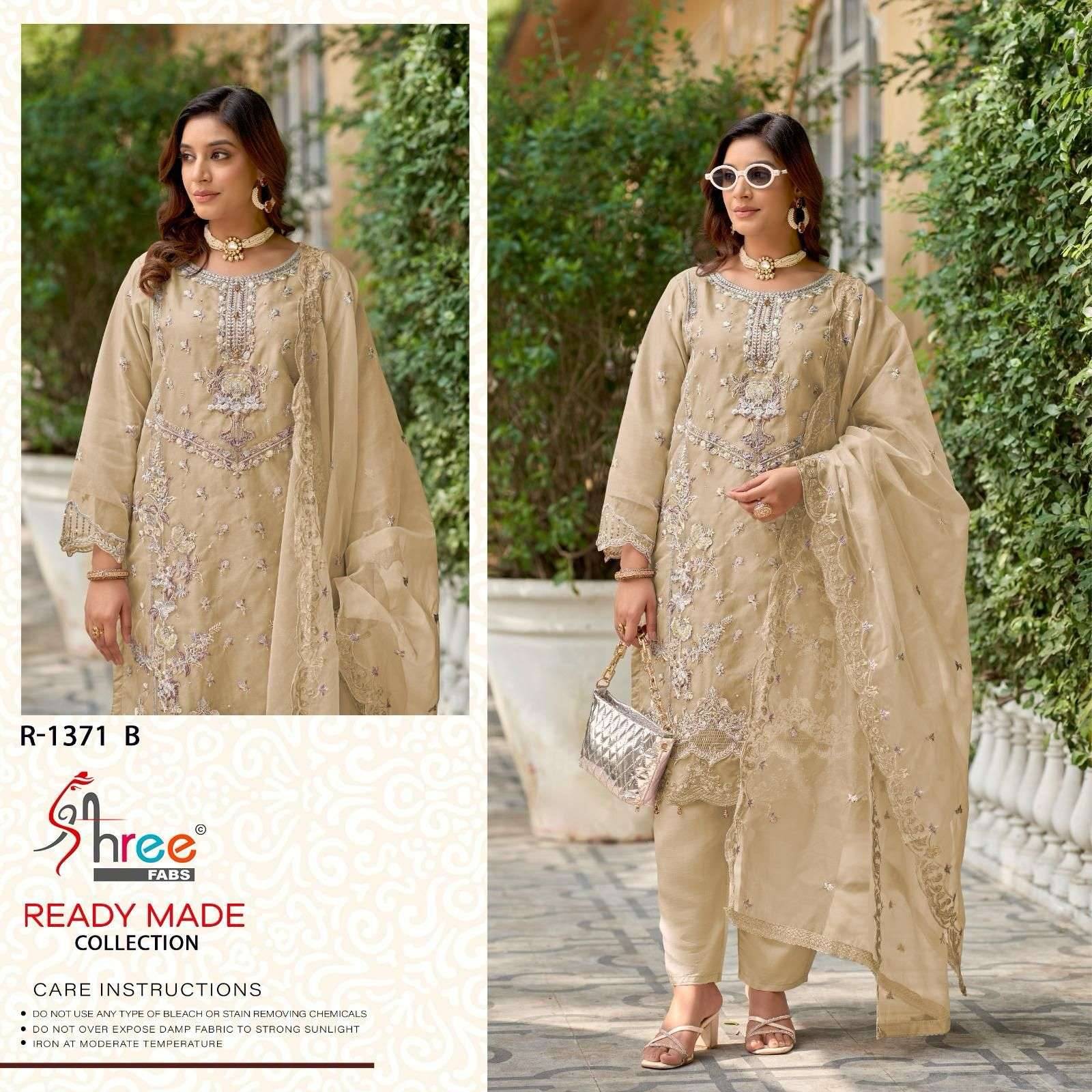 1371 Colors BY Shree fabs 1371 a TO 1371 d SERIES Pakistani Stylish Beautiful Colourful Printed & Roman silk readymade Dresses At Wholesale Price